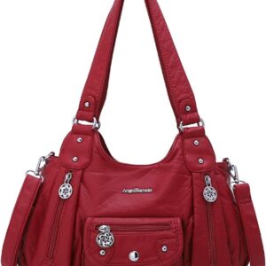 Angel Barcelo Purses for Women Soft PU Leather Shoulder Bag Crossbody Purse and Handbags