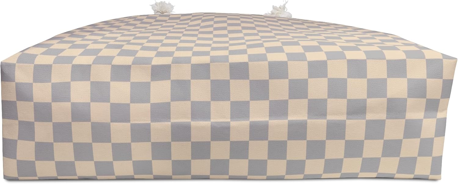 Classic Beige Shopping Bag Summer Beach Bag Vacation Travel Tote Bag Reusable Bag Pool Picnic Shopping Bag Gift - Image 8