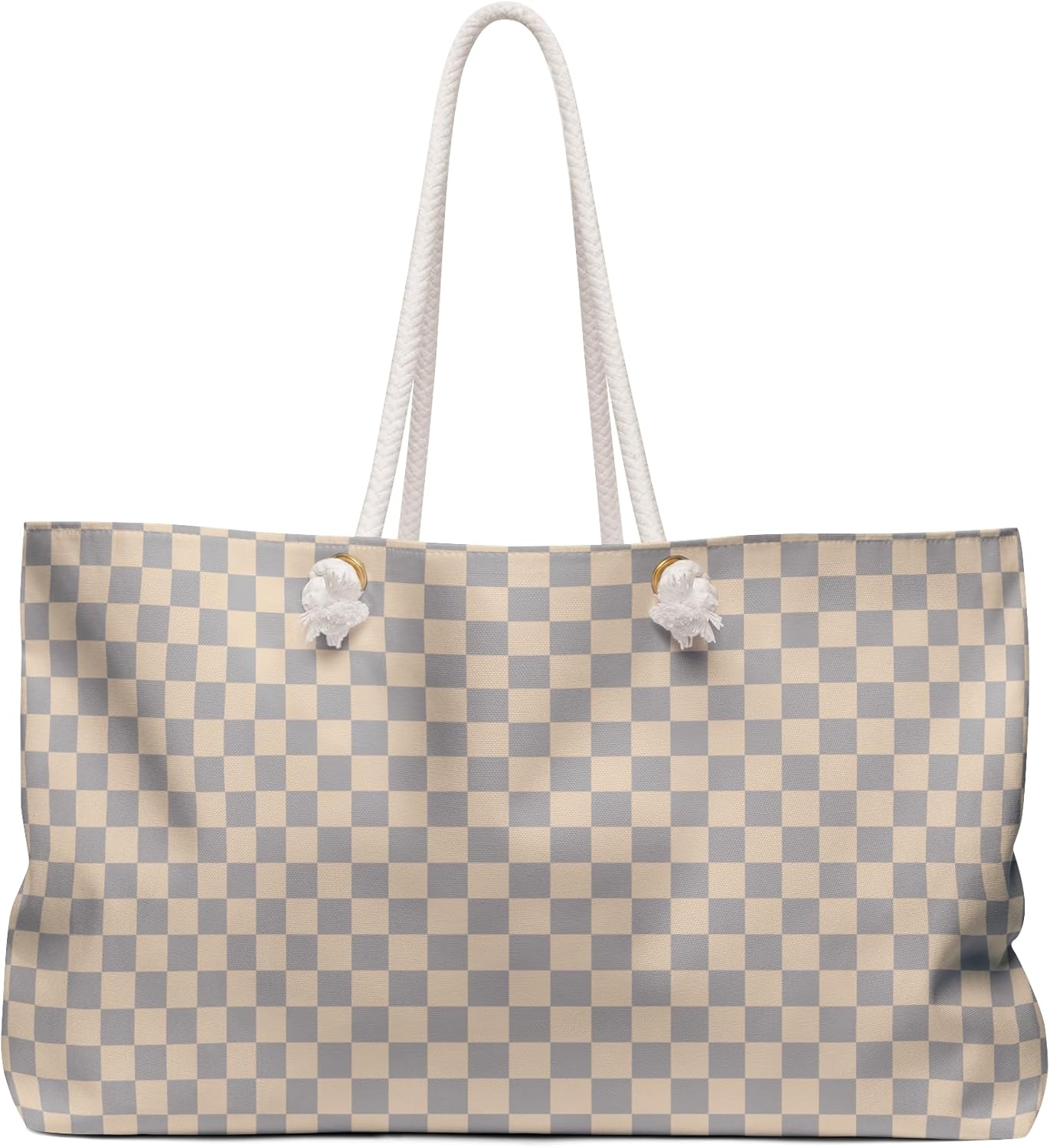 Classic Beige Shopping Bag Summer Beach Bag Vacation Travel Tote Bag Reusable Bag Pool Picnic Shopping Bag Gift - Image 6