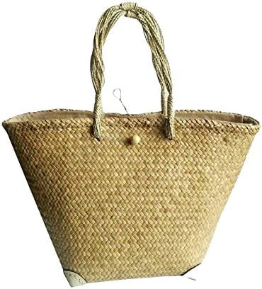 Custom, Made To your Own Order Portrait Painting Woven Straw Bags Summer Beach Tote Bag for Women 100% Handmade (A11)