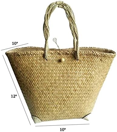 Custom, Made To your Own Order Portrait Painting Woven Straw Bags Summer Beach Tote Bag for Women 100% Handmade (A11) - Image 2