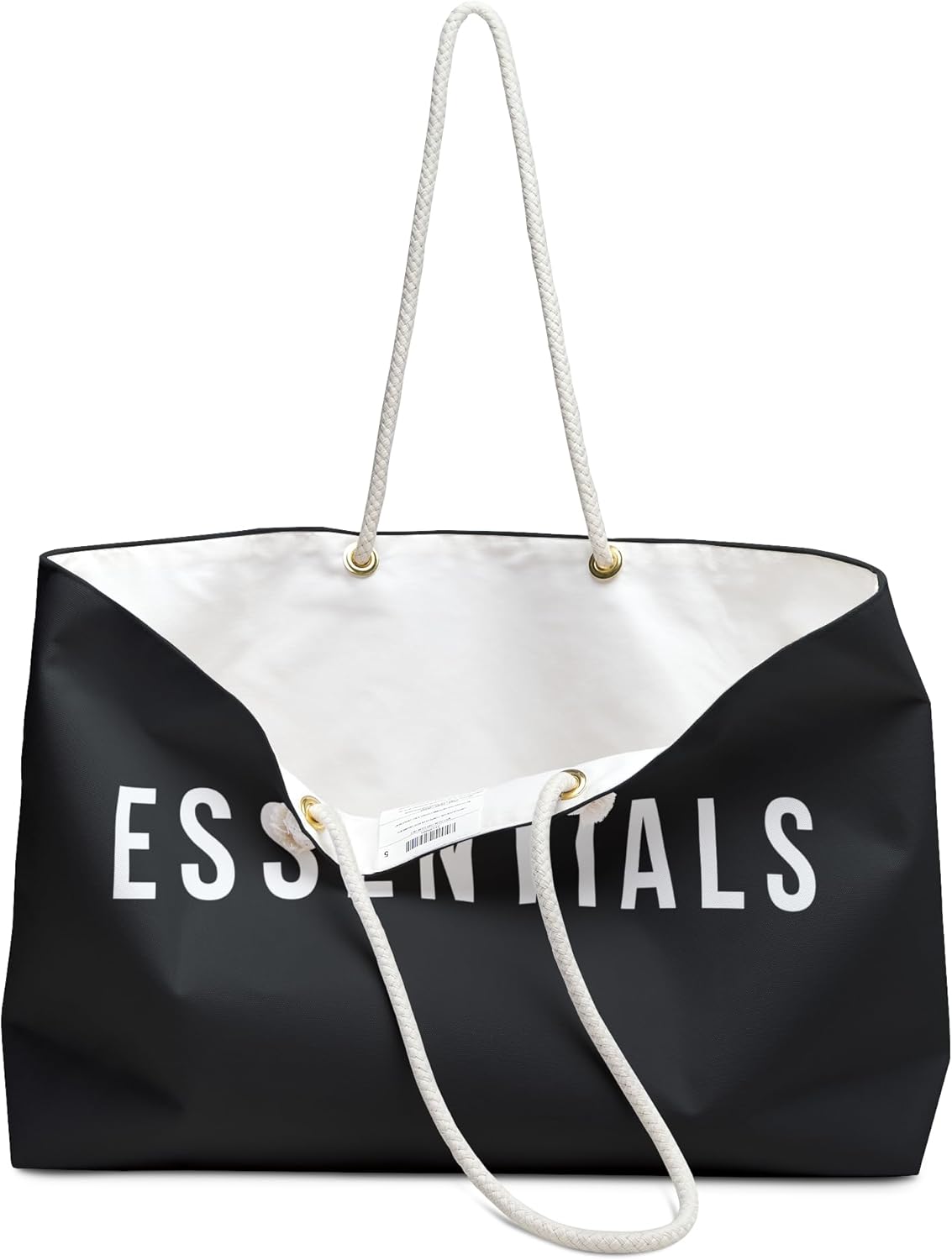 Essentials Oversized Shopping Bag Minimalist Summer Beach Bag Vacation Travel Tote Bag Reusable Bag Pool Picnic Gift for Her - Image 3