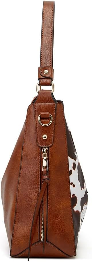 JOQWJPOIJ Spring\/Summer Vintage Multi-zip Bag Fringe Accessorized Upper Shoulder Tote Bag - Image 4