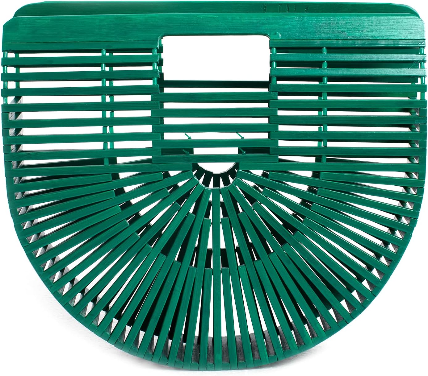 RULER TRUTH Women's Bamboo Handbag by Handmade Straw Bag,Tote Bamboo Purse Natural Basket Bag for Summer Beach\u2026 - Image 8