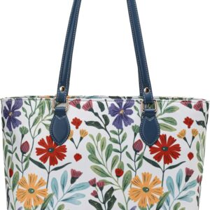 Tote bags for women, tote purse, nylon tote bag, with zipper and pockets, waterproof