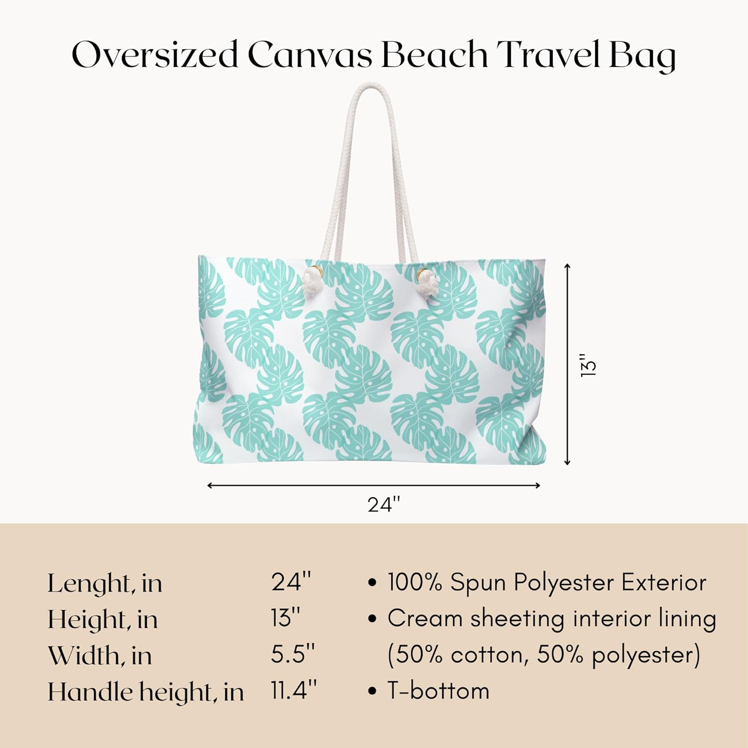 Vacation Print Summer Beach Bag for Women Vacation Travel Tote Bag Reusable Bag for Pool Picnic Shopping Bag - Image 6